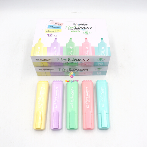 Saver Pack - 2 boxes (12s) - FlexOffice Highliner Pastel Colors (HL09)