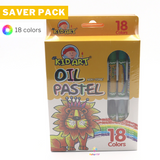 Saver Pack - 3 boxes - Kid Art Oil Pastel, Thick Size