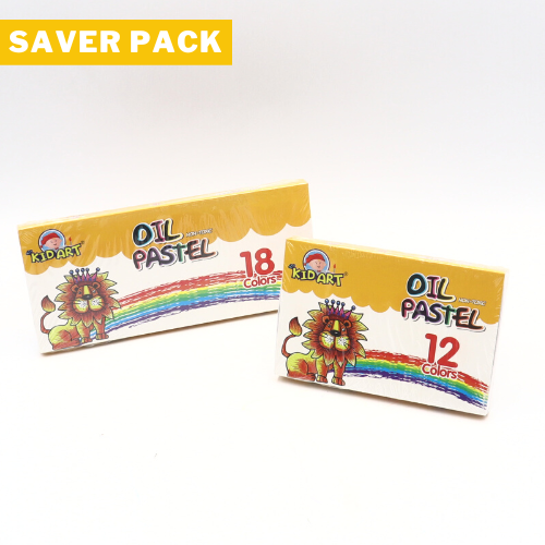 Saver Pack - 3 boxes - Kid Art Oil Pastel, Fine Size