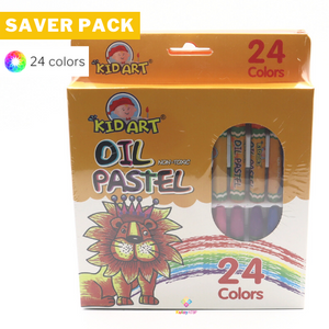 Saver Pack - 3 boxes - Kid Art Oil Pastel, Thick Size