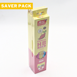 Saver Pack - 3 Boxes (12s with Sharpener) - HB Designer 2B Pencil