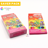 Saver Pack - 3 Boxes (12s) - Kid Art Colored Pencils, Long, 12 colors