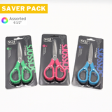 Saver Pack - 3 Pieces - SQI Office Scissors (6 1/2 inches)