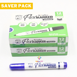 Saver Pack - 2 boxes (12s) - FlexOffice Permanent Marker (PM03)