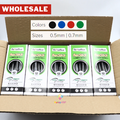 Small Carton - 25 Boxes (12s) - FlexStick Smooth Ink, Basic Colors