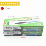 Saver Pack - 2 boxes (12s) - FlexOffice Tango Retractable Ballpoint Pen