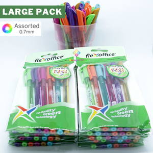 Large Pack - 10 packs (6 assorted colors) - FlexStick Multi-Color Pack