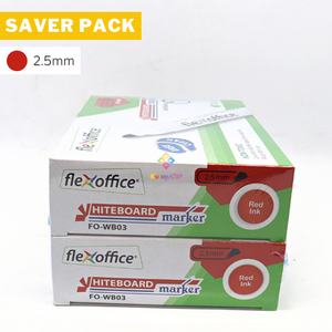 Saver Pack - 2 Boxes (12s) - FlexOffice Whiteboard Marker, WB03