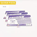 Saver Pack - 3 Packs (25s) - Index Cards, Orions