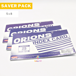 Saver Pack - 3 Packs (25s) - Index Cards, Orions