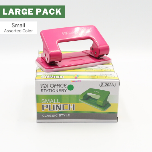 Large Pack - 5 pcs - SQI Office Double Hole Puncher, Small